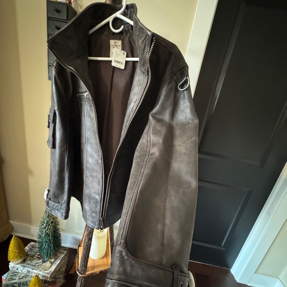 Leather Jacket Free People - Picture 3 of 13